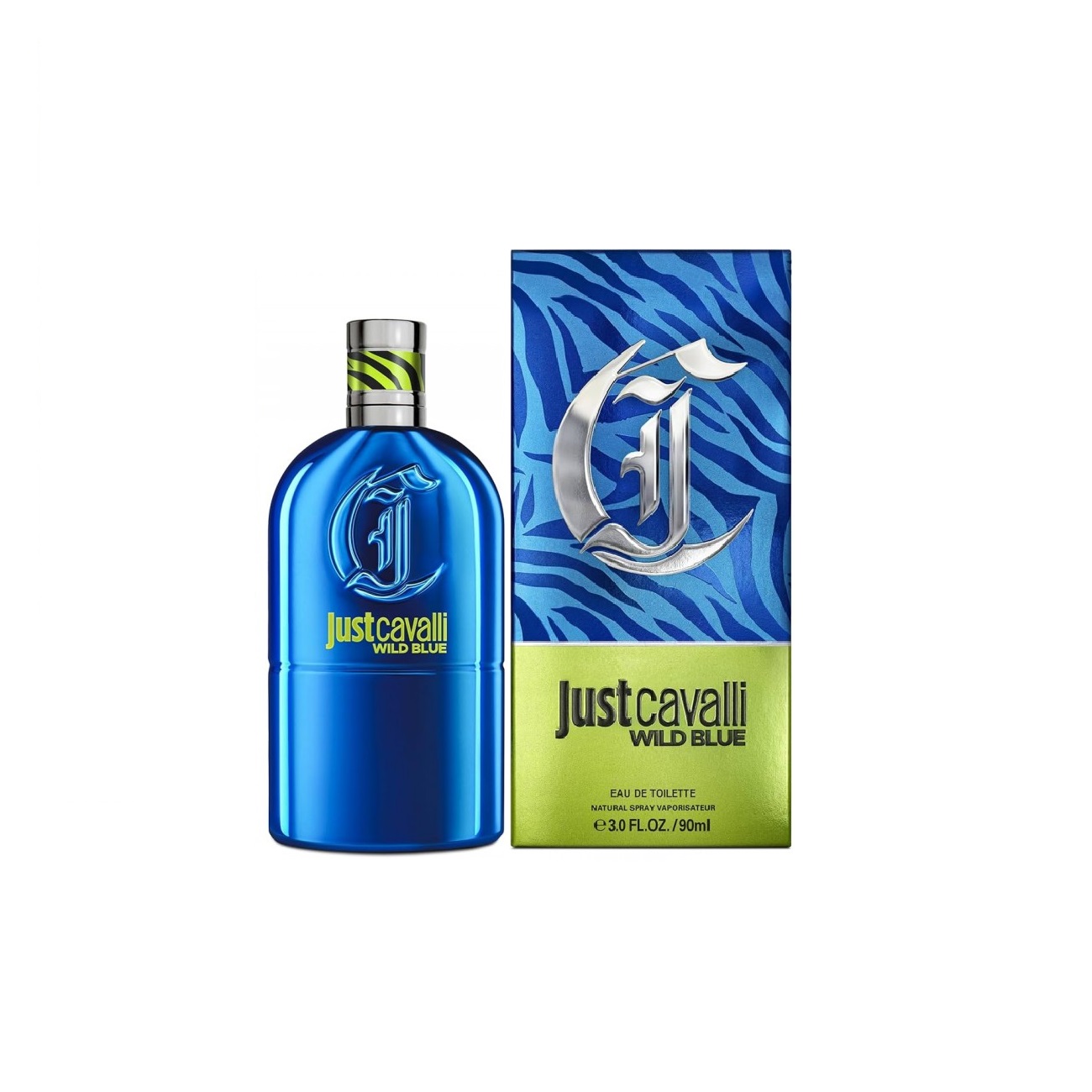 RCJustCavalliWildBlueMEDT Roberto Cavalli Just Cavalli Wild Blue EDT мъжки аромат - Image 1