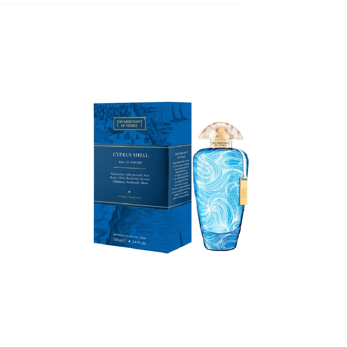 TheMerchantofVeniceMuranoCyprusShellEDP The Merchant of Venice Murano Cyprus Shell EDP унисекс парфюм - Image 1